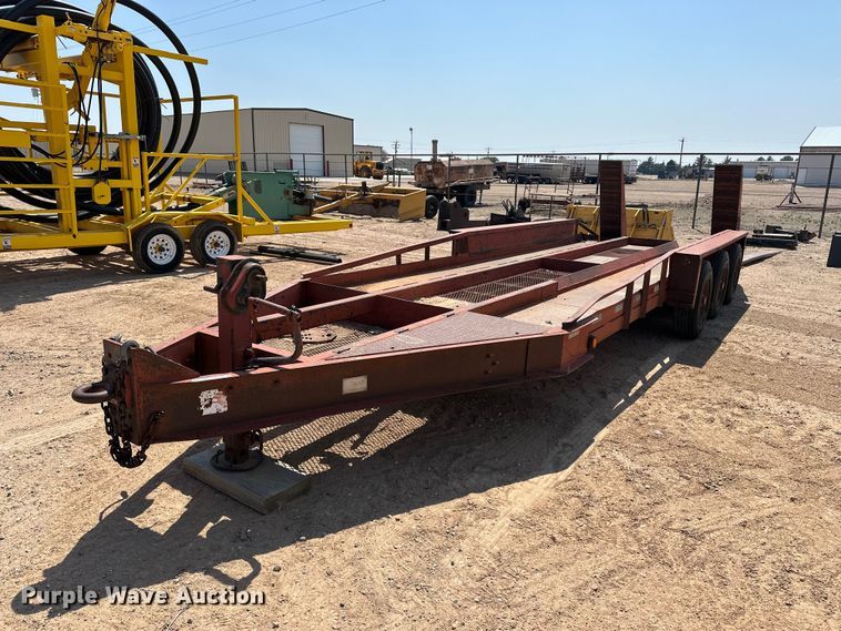 2000 Belshe equipment trailer - GP9680