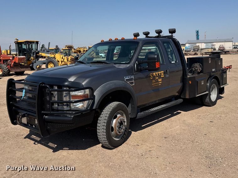 2008 Ford F550 Super Duty Ext. Cab flatbed truck - GP9689