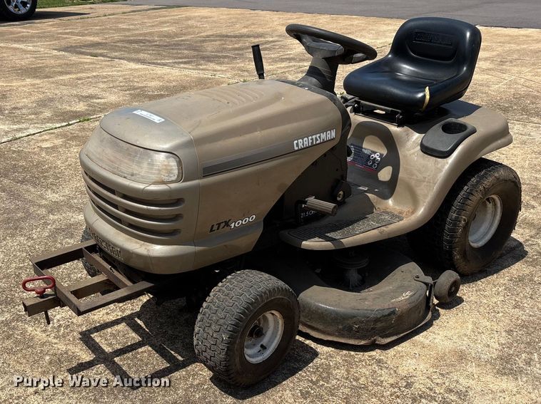 Craftsman LTX 1000 lawn mower - EJ7827