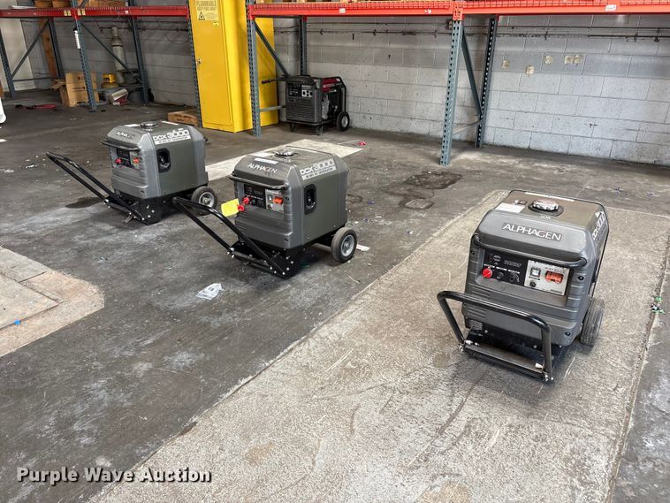 (3) Alpha DCX3000 generators - EU8683
