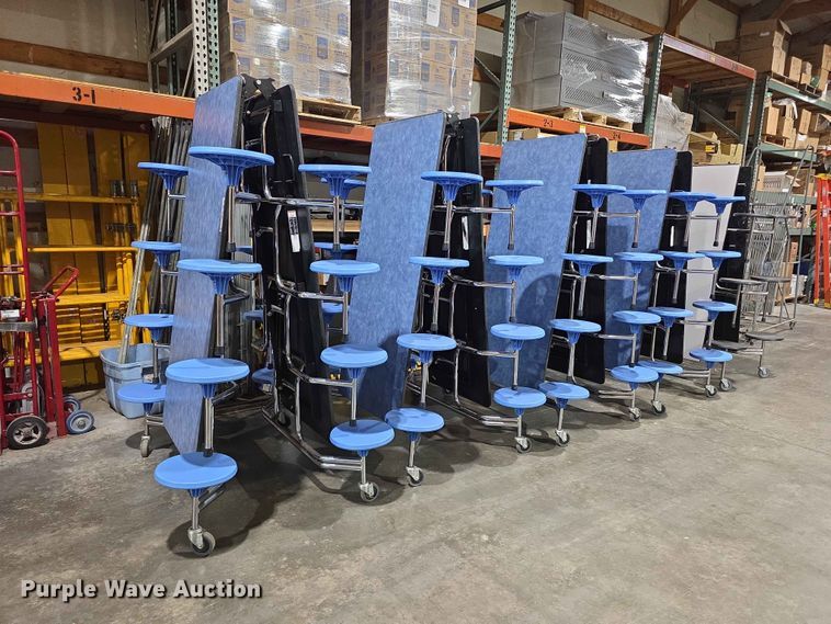 (5) 12' L tables - EV2200