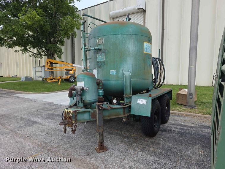 1995 Big Clem 160 Abrasive Blast Machine sand blasting trailer - FH6217