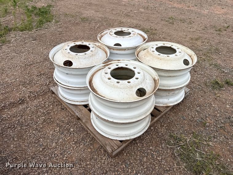 (8) 24.5 steel wheels - FB6479