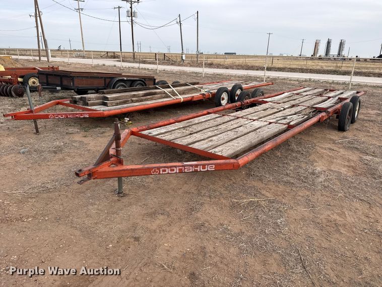 (2) Donahue implement trailers - FB6486