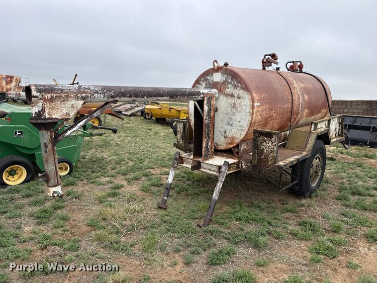 Shop built fuel tank trailer - FB6504