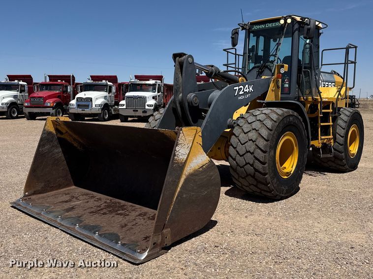 2015 John Deere 724K high lift wheel loader - FC2314