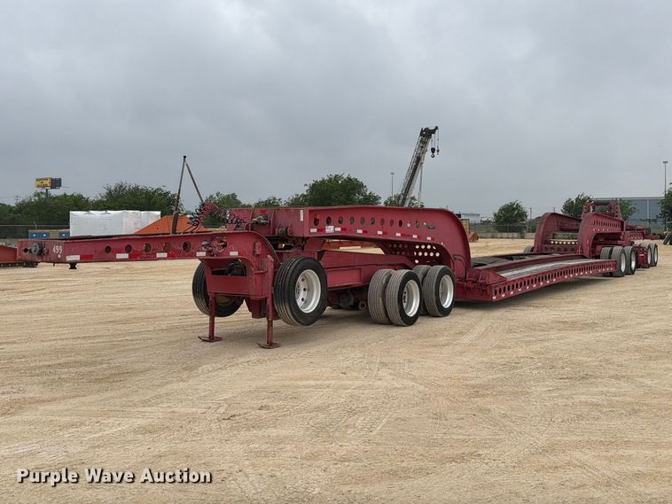 1980 Cozad 80 Ton lowboy equipment trailer - ED5225