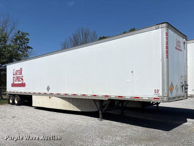 2013 Vanguard National dry van trailer - EF1161