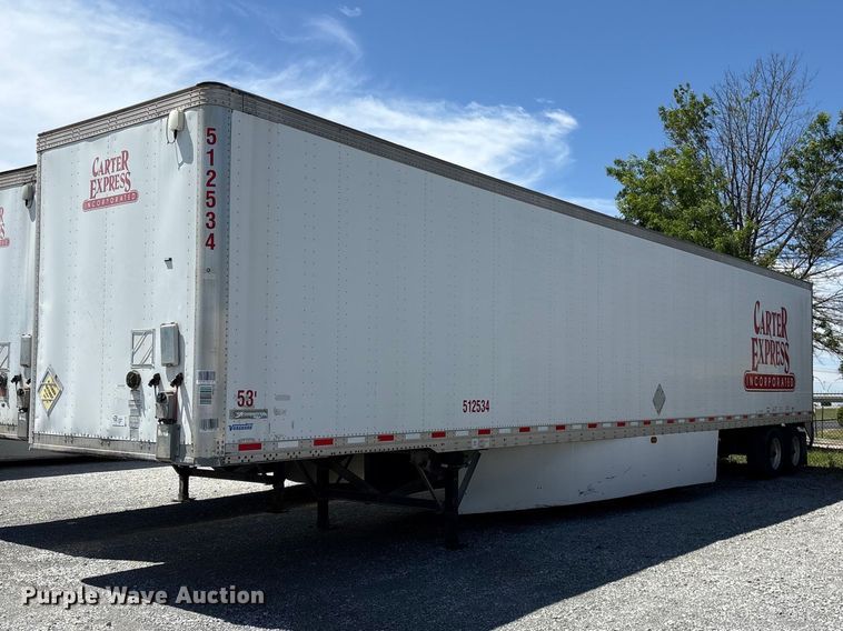 2017 Vanguard National dry van trailer - EF1162