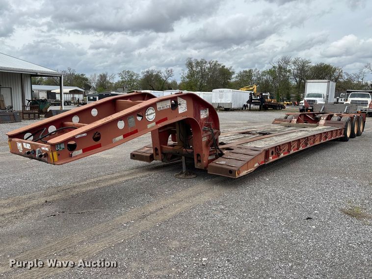 1997 Fontaine Specialized Inc TB50 lowboy equipment trailer - EM0084