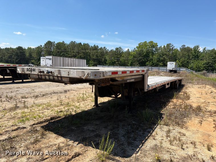 2019 Trail King TK80ACS-43 drop deck equipment trailer - EM0127
