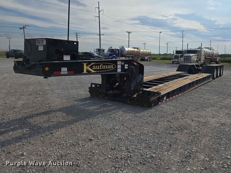 2023 Kaufman FRDT50-22-26-A-54-00 lowboy equipment trailer - EW0210