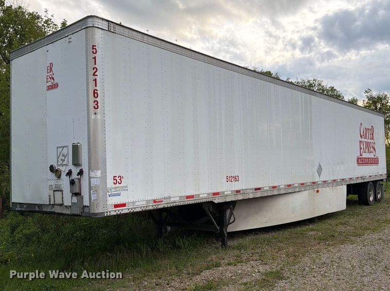 2016 Vanguard National Trailer Corp. Maxcube dry van trailer - EW2049