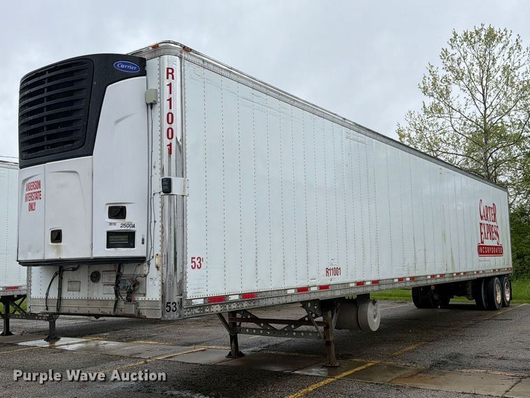 2011 CIMC 531SRB05 refrigerated van trailer - EW2072