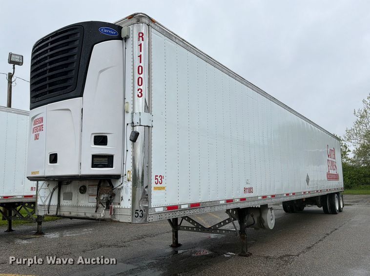 2011 CIMC 531SRB05 refrigerated van trailer - EW2073