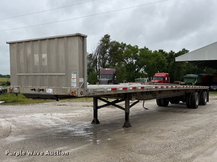 2012 Doonan Specialized Trailer LLC 502BBNHTTBSZ flatbed trailer - FG0377