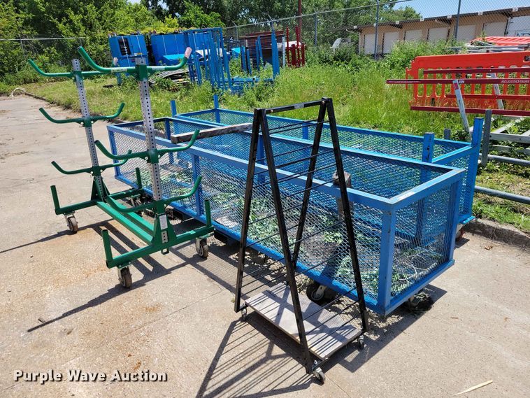 (4) storage carts  - DZ7254