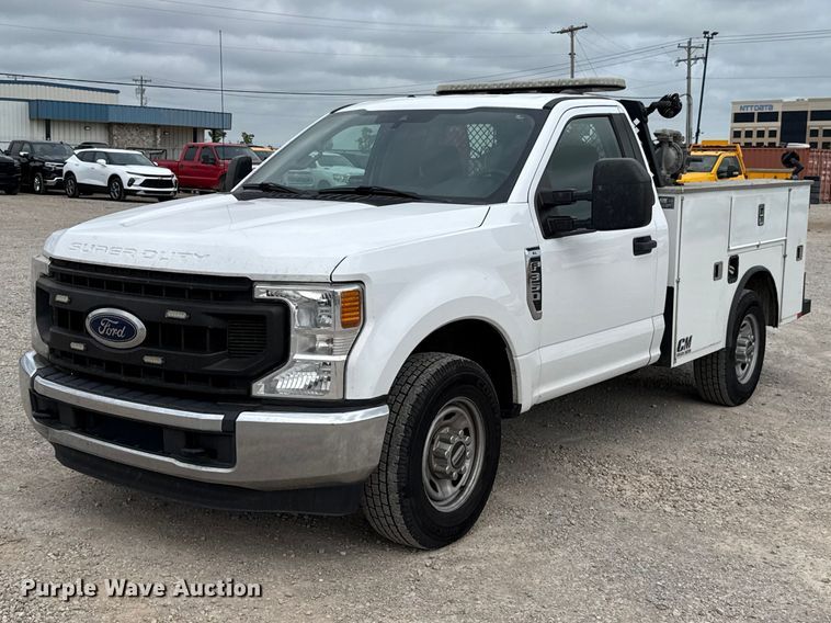 2021 Ford F350 Super Duty utility bed pickup truck - ET6290