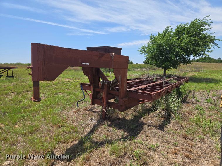 Shop built equipment trailer - EW0289