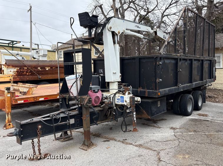 2009 All Wheel Drive Equipment Mfg GT12.5 grapple trailer - FB8482