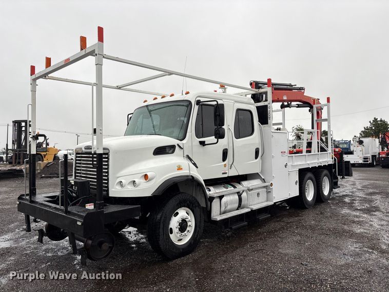 2012 Freightliner Business Class M2 Crew Cab crane truck - EG9111