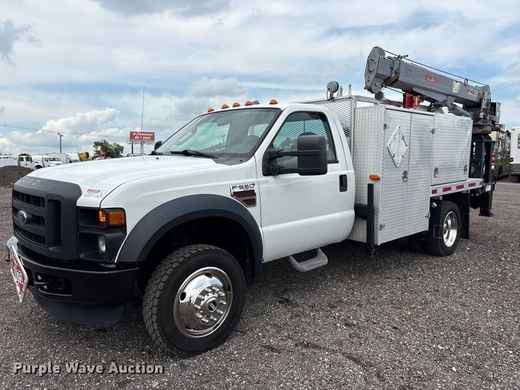 2008 Ford F550 crane truck - EG9150