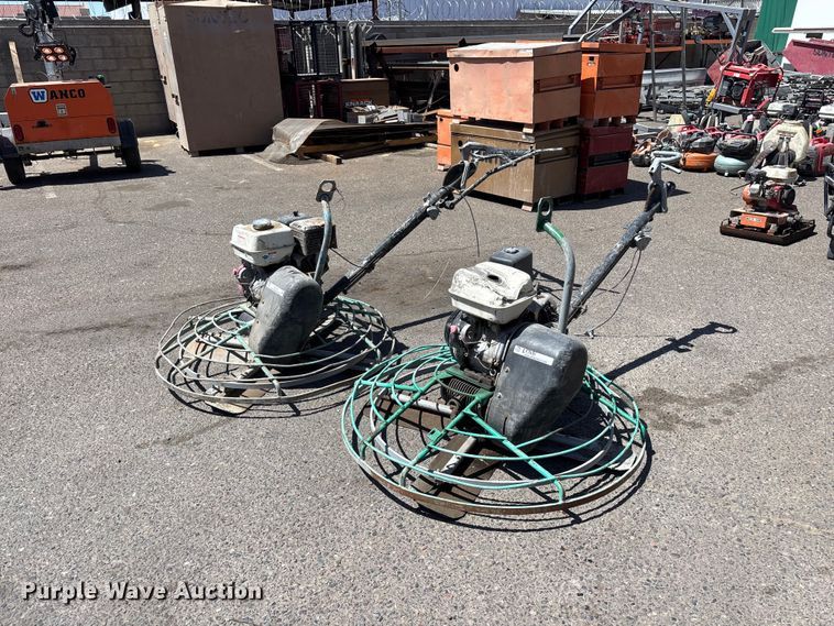 (2) Multiquip power trowels - ER7631