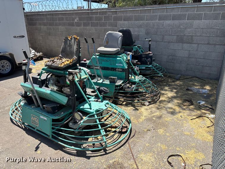 (3) Muliquip HHNG5 power trowels - ER7636
