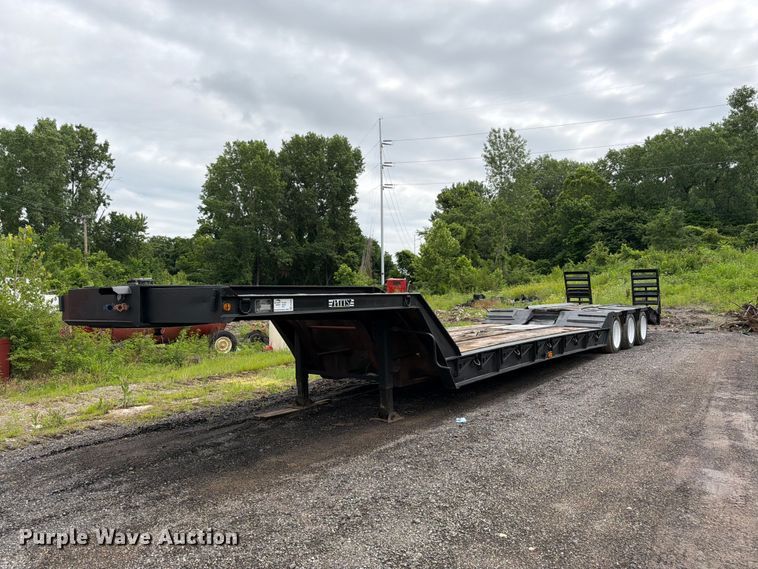 2003 Lowboy  by Pitts  double drop deck equipment trailer - FK3004
