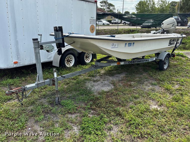 2008 EKH Carolina Skiff J 16 boat - DU6254