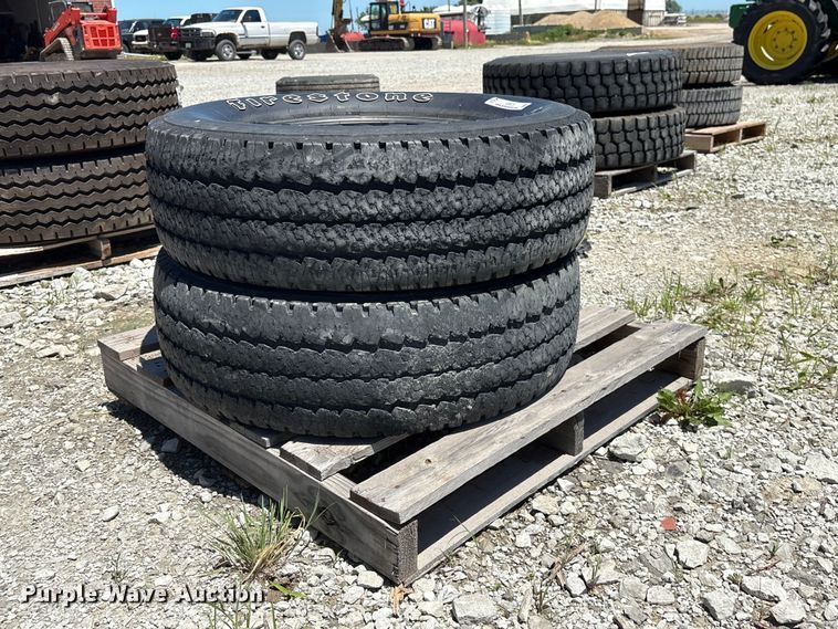 (2) Firestone Transforce AT LT275/70R18 tires - EI5873