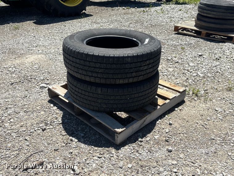 (2) Goodyear Wrangler P265/70R17 tires - EI5879