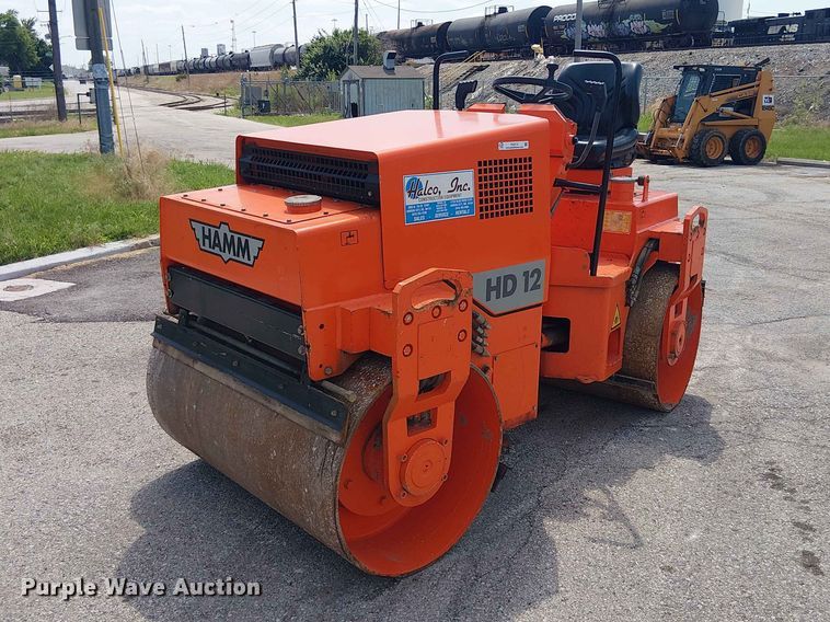 1996 Hamm HD 12 double drum vibratory roller - FC4715