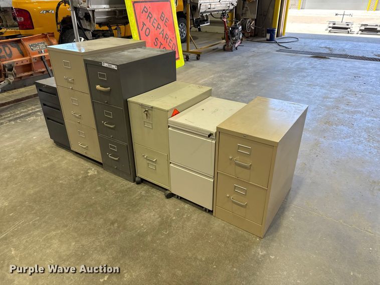 (6) filing cabinets - ND9533