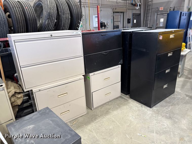 (6) file cabinets - ND9535