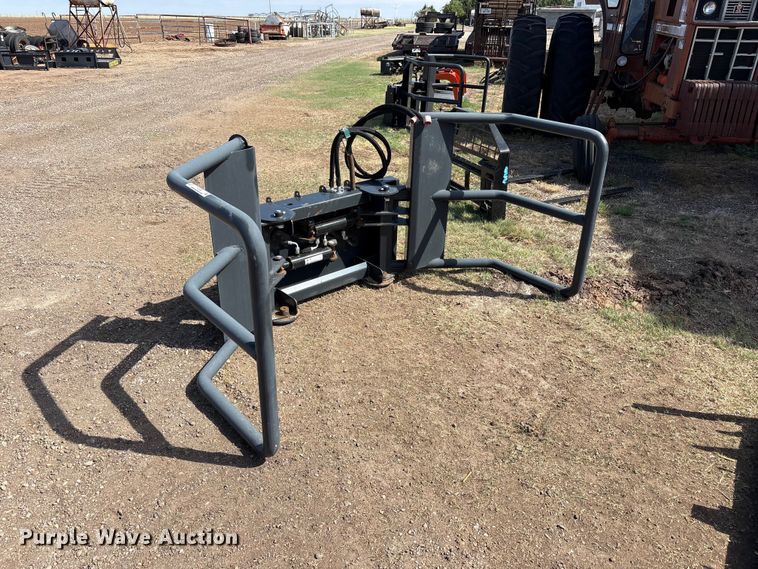 2025 Wolverine BSH-12-75D skid steer bale grabber - FC2358
