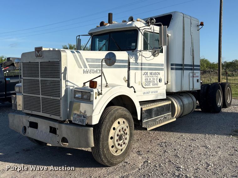 1987 Marmon Motor Co semi truck - EU5700