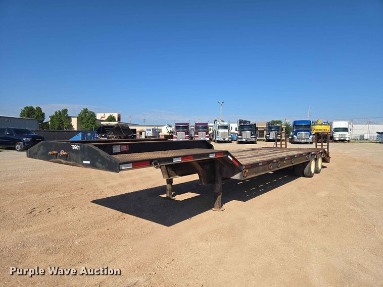 1998 Shop built drop deck equipment trailer - EW0169