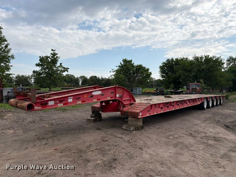 2011 Advanced Hauler lowboy equipment trailer - EW4784