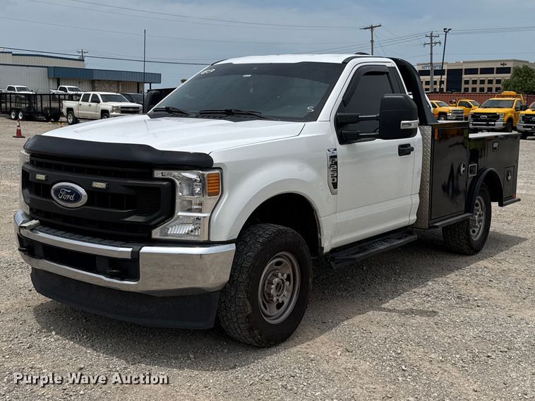 2022 Ford F250 Super Duty utility bed pickup truck - ET6358