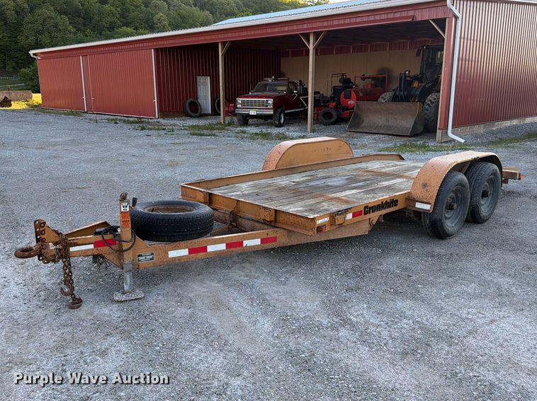 2001 Cronkhite Industries tilt deck equipment trailer - FC3088