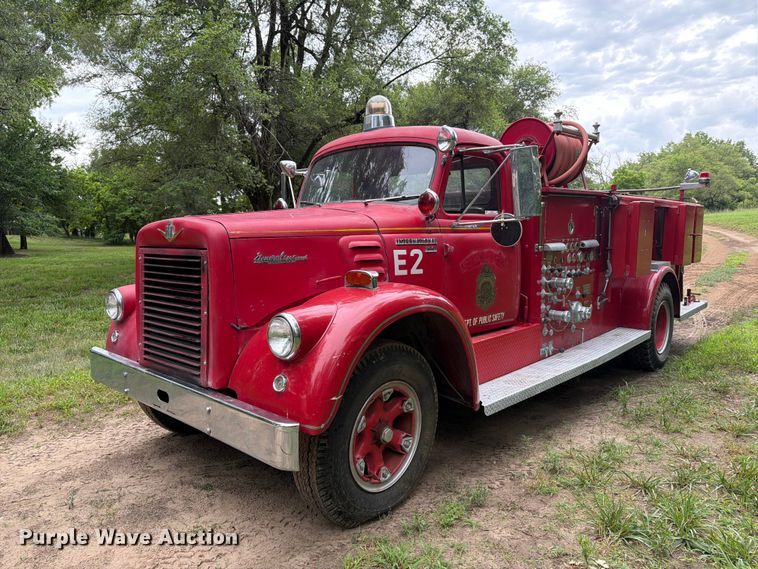 1959 International V196 pumper fire truck - NJ9072