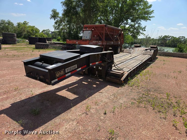 2000 Witzco Challenger RG-35 lowboy equipment trailer - DP8965