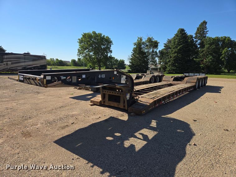 1999 Fontaine TH55-FLD lowboy equipment trailer - DP8977