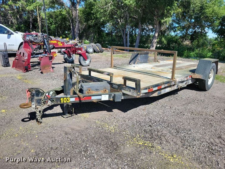 2018 Sure-Trac tilt deck equipment trailer - DZ7274