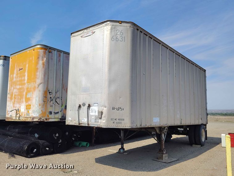 1976 Trailmoblie D51 dry van trailer - ED0161