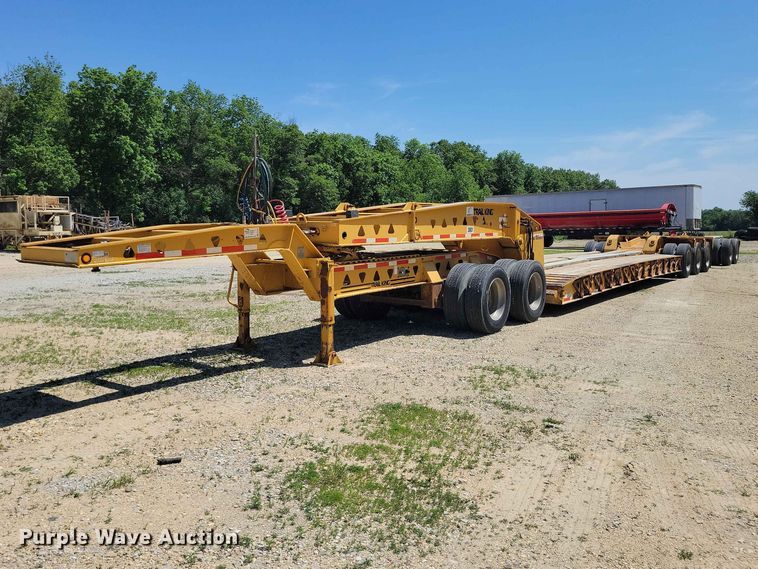 2010 Trail King lowboy equipment trailer - EE1047