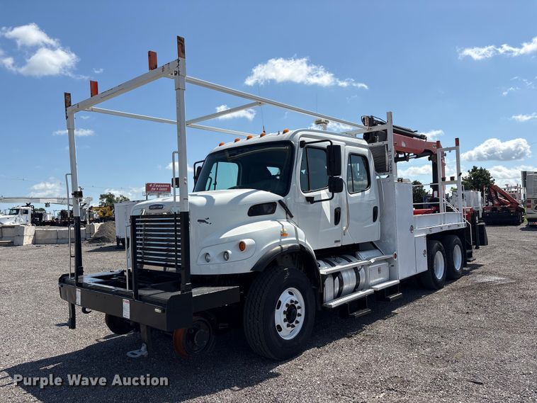 2012 Freightliner Business Class M2 Crew Cab crane truck - EG9176