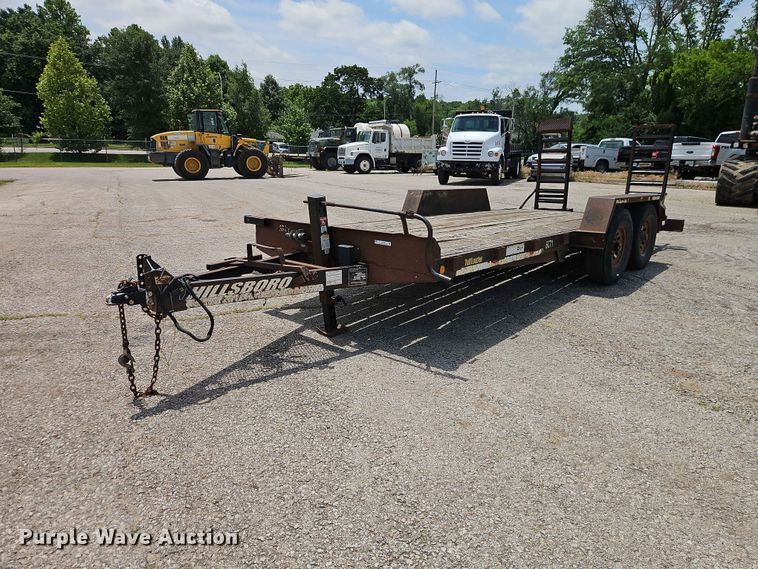 2004 Hillsboro Industries Tuffloader equipment trailer - EO7486