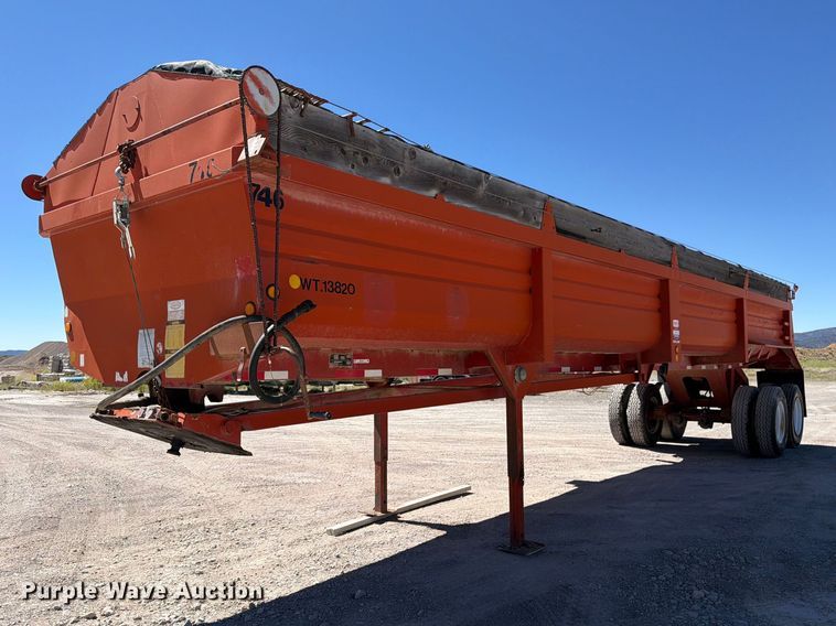 1997 Lufkin ULDII-38 end dump trailer - EW2120